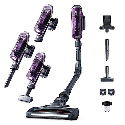 58% DESCUENTO Rowenta XForce Flex 8.60 Allergy Care RH9638 Aspiradora escoba sin cable con gran potencia, batería extraíble de 22 V con hasta 35 minutos de autonomía, tubo flexible y sistema led en el cabezal