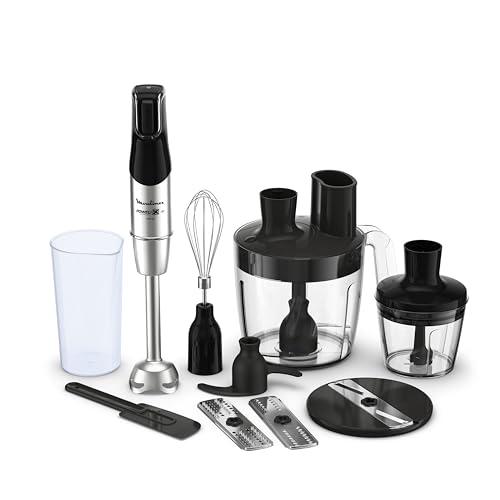 43% DESCUENTO Moulinex Infinyforce Pro Batidora de mano de 1200 W, cuchillas Powerlix de alto rendimiento y duraderas, resultados rápidos, gatillo ergonómico, diferentes velocidades y accesorios, DD95JD