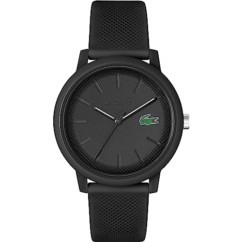 30% DESCUENTO Lacoste Reloj Analógico de Cuarzo para Hombre o Mujer, con una elegante correa de silicona con textura petit piqué
