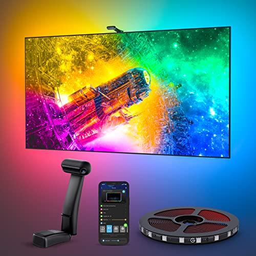 37% DESCUENTO Govee T2 Envisual Backlights con Dual Cámara, 3,6m RGBIC WiFi Tira LED soporta TV de 55 65 Pulgadas, Adaptan a Televisor Ultrafino T2 Tira DreamView para Juego y Entretenimiento Doméstico