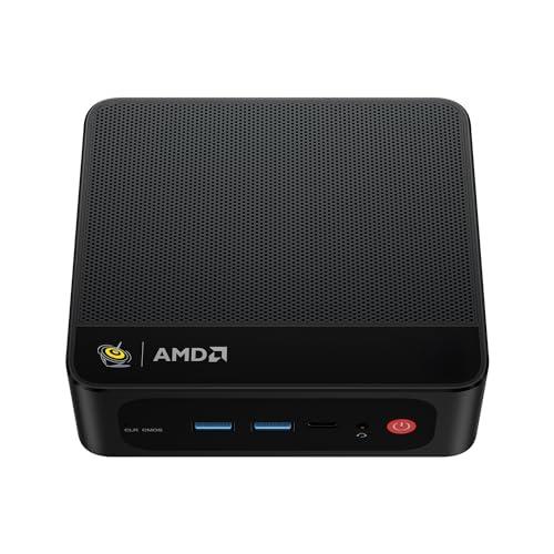 23% DESCUENTO Beelink SER5 Pro Mini PC, AMD Ryzen 7 Pro 5850U (8C/16T, hasta 4,4 GHz), 16GB DDR4 RAM 500GB NVMe SSD Mini Ordenador de Sobremesa 4K 60Hz Triple Pantalla, WiFi6+BT5.2, HDMI/DP/USB3.2