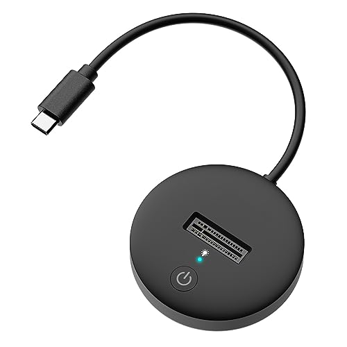 ISHEEP K1698P Lector de M.2 Nvme en Docking Station SSD, con Adaptador NVME a USB, duplicador NVME. Compatible con Windows 7/8/10, Mac OS, Linux.