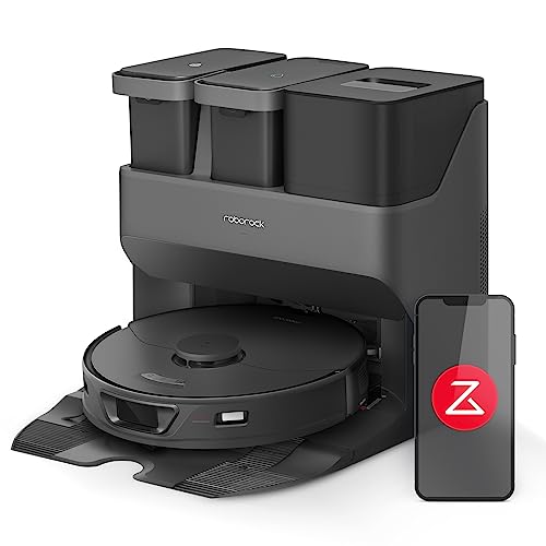 31% DESCUENTO roborock S7 MAX Ultra Robot Aspirador con Evitación Activa Obstáculos 5500 Pa Robot Aspirador y Fregasuelos Vaciado Automático/Lavado Automático/Secado Automático/Relleno Automático