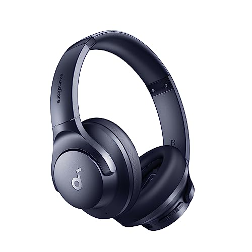 36% DESCUENTO Soundcore Q20i Cascos Inalámbricos Bluetooth con Cancelación de Ruido Activa Híbrida by Anker, Reproducción ANC 40 Horas, Hi Res Audio, Personalización vía App, Modo Transparencia, Graves Profundos