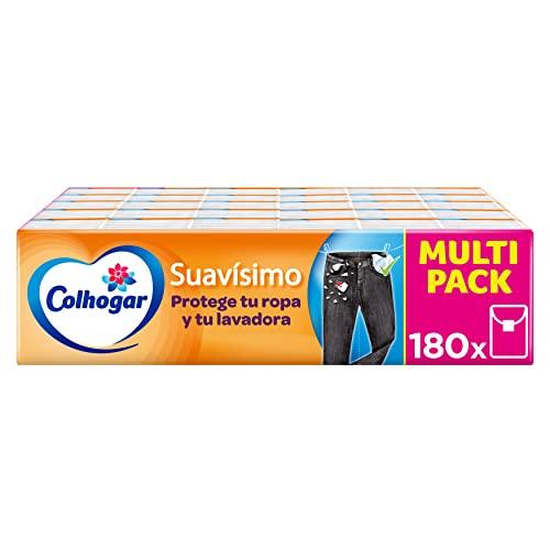 Colhogar Pañuelos Suavísimo Compact10x18 Pañuelos Suaves Desechables de Bolsillo en Paquetes Individuales 8 Pañuelos por Paquete Sin Perfume Resistentes a la Lavadora Blanco180 paquetes=1440 pañuelos