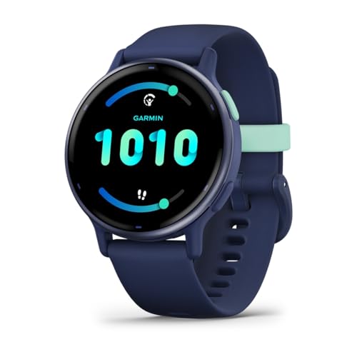 28% DESCUENTO Garmin Vívoactive 5, Smartwatch con GPS, Pantalla AMOLED, Funciones Esenciales de Salud y Forma física y hasta 11 días de autonomía, Azul