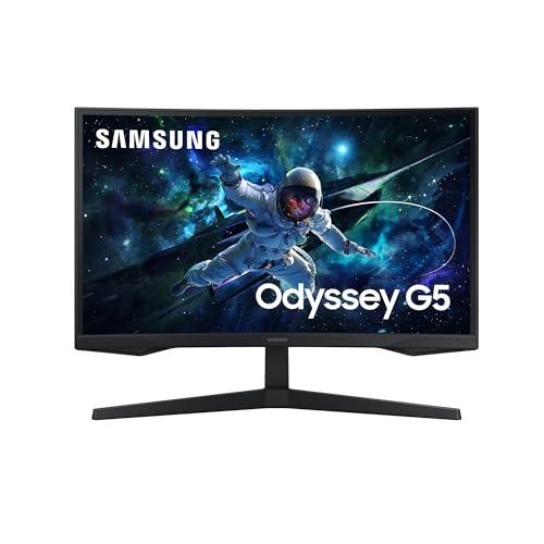 44% DESCUENTO SAMSUNG LS27CG552EUXEN Monitor Curvo Gaming 27» WQHD, 2560×1440, 16:9, 2500:1, 1000R, 165 Hz, 1 ms, 300 CD/m², HDMI, AMD FreeSync, Negro