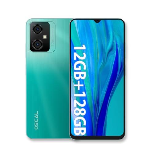 OSCAL Teléfono, C70 (actualización) teléfono móvil 12 GB + 128 GB/2 TB, 5180 mAh, 90 Hz, 50 MP + 8 MP, teléfono Android 12, pantalla HD+ de 6.6 pulgadas, 3 ranuras para tarjetas, 2.4G y 5Gwifi,