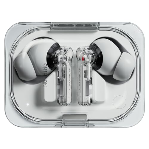 35% DESCUENTO Nothing Ear (a) Auriculares inalambricos Bluetooth con Integración de ChatGPT, Cancelación de Ruido Activa, Algoritmo de Mejora de Graves y hasta 42,5 Horas de reproducción Blanco