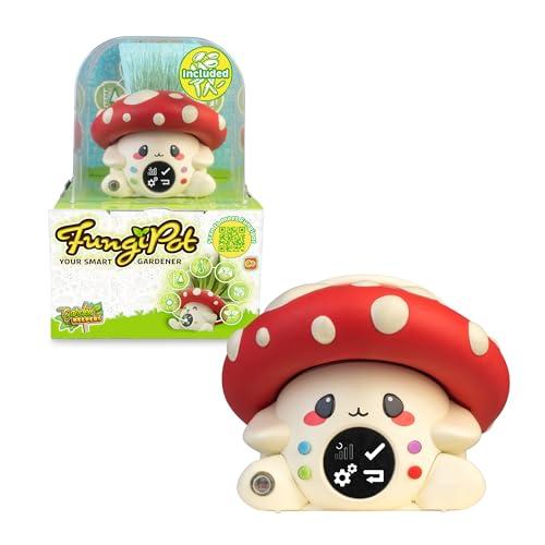 21% DESCUENTO Garden Keepers FungiPot, Maceta Inteligente, Mascota Digital Interactiva para Cuidar Plantas, Sensores de Humedad, Luz y Temperatura, Juegos Digitales, Incluye Sustrato y Semillas, Famosa (GAD00000)