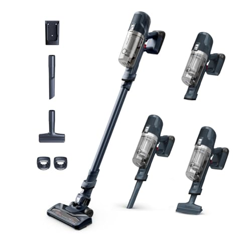 40% DESCUENTO Rowenta X Pert 6.60 Aspiradora sin cable de 100W de potencia, 45 min de autonomía, gatillo función Boost, cabezal iluminación LED solo 1,4kg, capacidad 0,55L, incluye accesorios, RH6831