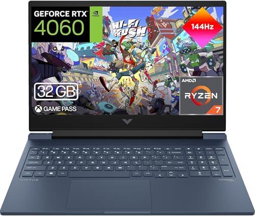 27% DESCUENTO HP Victus 16 s1003ns Ordenador portátil Gaming de 16.1″ FHD (AMD Ryzen 7 8845HS, 32GB RAM, 1TB SSD, NVIDIA GeForce RTX 4060 8GB 120 TDP, FreeDOS) Blue Teclado QWERTY Español