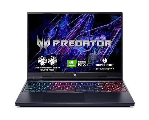 Acer Predator Helios Neo 16 PHN16 72 905J Ordenador Portátil Gaming 16″ WQXGA 180Hz (Intel Core i9 14900HX, 32GB RAM, 1TB SSD, NVIDIA GeForce RTX 4060, Sin SO) Color Negro Teclado QWERTY Español