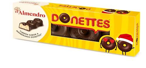DESCUENTAZO 44% DESCUENTO El Almendro, Turrón Donettes, Dulce Navideño Sabor Chocolate, Ideal para Regalo o Cestas de Navidad, 150 Gramos
