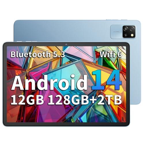 Blackview Tab 60 WiFi Tablet 10 Pulgadas, PC Tablet Android 14, 12GB(4+8Expansión) RAM + 128GB ROM/2TB TF, WiFi 6 Widevine L1, PC Mode 5100 mAh Batería Tablet Gaming Dual Cámara 8MP+5MP/HD IPS