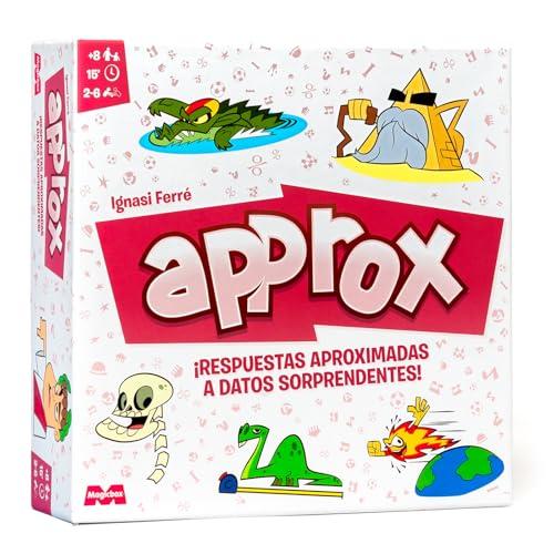 35% DESCUENTO Approx – Juego de Mesa. Party Game para Poner a Prueba tu intuición. Descubre Datos Curiosos y sorprendentes en Este Juego de Cartas para Amigos y Familia. 2 6 Jugadores, Edad 8+