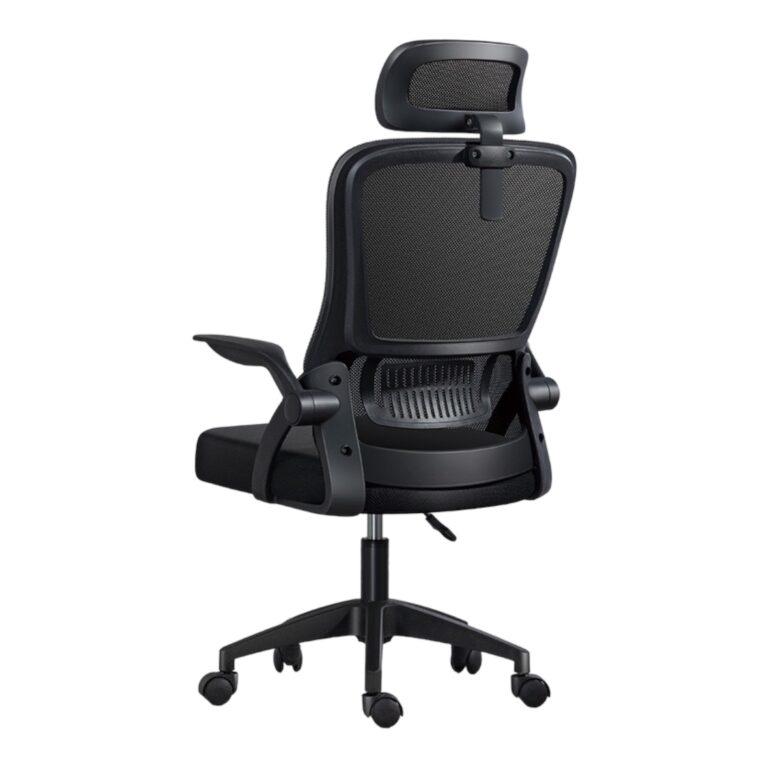 Silla de Oficina, para Gaming, Escritorio Ergonómica con Reposacabezas, Ajustable y con Soporte Lumbar Respaldo de Malla Transpirable Reposabrazos Abatibles de 90° Giratoria 360° (SF168-002 7DIAS 6190 ) | Miravia