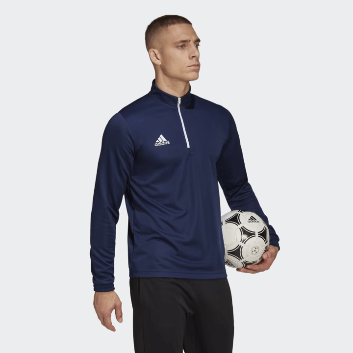 Adidas Sudadera Deportiva Entrenamiento Entrada 22 para Hombre, Azul, Rojo y Negro | Miravia
