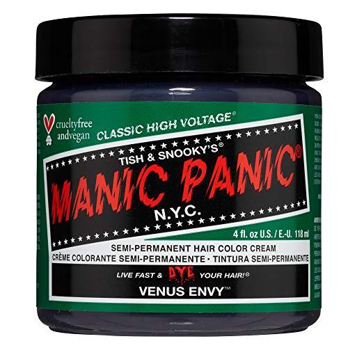 45% DESCUENTO Manic Panic Venus Envy Classic Creme, Vegan, Cruelty Free, Green Semi Permanent Hair Dye 118ml