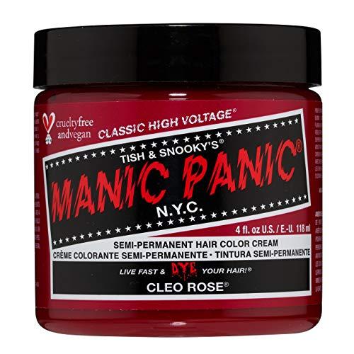 33% DESCUENTO Manic Panic Cleo Rose Classic Creme, Vegan, Cruelty Free, Red Semi Permanent Hair Dye 118ml