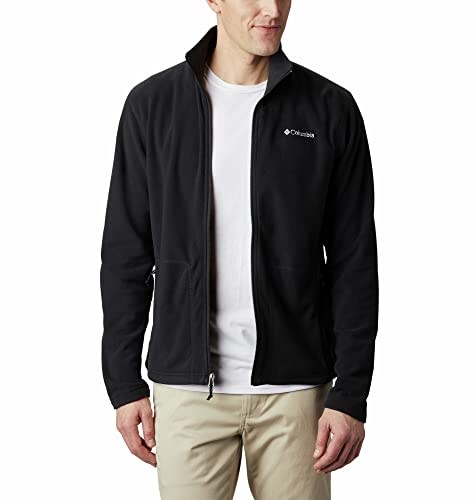 47% DESCUENTO Columbia Hombre Forro polar con cremallera completa, Black 010, L