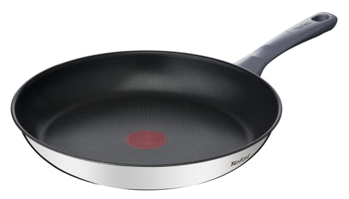 30% DESCUENTO Tefal Daily Cook Sartén baja de 28 cm con revestimiento resistente, duradero y seguro, Thermo Signal, mango ergonómico antiquemaduras, apta para todo tipo de cocinas