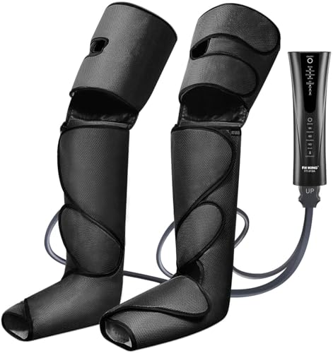 43% DESCUENTO FIT KING Botas Presoterapia Piernas, Masajeador de Piernas Ayuda con la Hinchazón y Relaja los Músculos Botas de Compresión de Aire para Piernas
