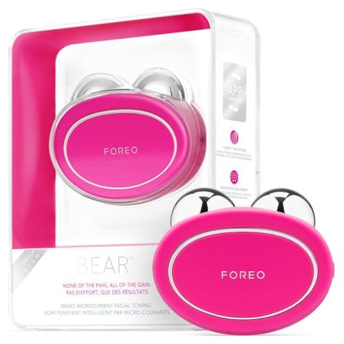 48% DESCUENTO FOREO BEAR Masajeador facial eléctrico de microcorrientes Define el contorno de la mandíbula Lifting facial no invasivo Anti arrugas Seguro e indoloro Fuchsia