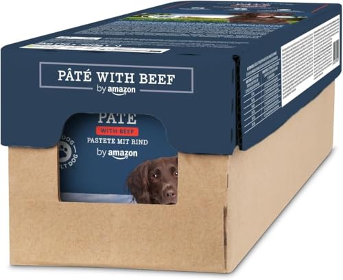 by Amazon Alimento para perros, paté con ternera, 300 g, paquete de 10 unidades (anteriormente Lifelong !)