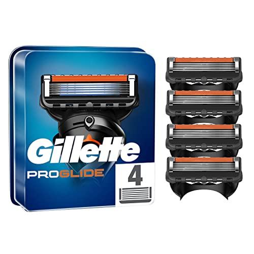 21% DESCUENTO Gillette ProGlide Cuchillas de Afeitar Hombre, Paquete de 4 Cuchillas de Recambio (el embalaje puede variar)