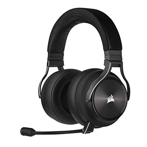 44% DESCUENTO Corsair VIRTUOSO RGB WIRELESS XT Auriculares para Juegos Multiplataforma con Bluetooth Dolby Atmos Micrófono Omnidireccional Compatible iCUE PC, Mac, PS5, PS4, Nintendo Switch, Móvil Pizarra