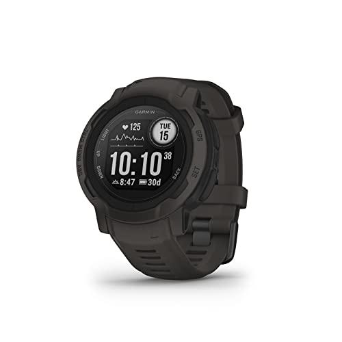 37% DESCUENTO Garmin Instinct 2, Reloj Inteligente con GPS Resistente al Agua, Funciones Deportivas, Pulsioximetría, Puntuación de Sueño y Notificaciones del Smartphone, Negro