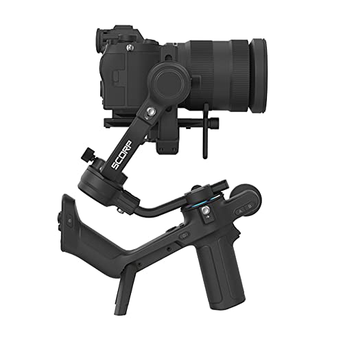 FeiyuTech [Oficial] SCORP C Estabilizador de Cámara, Gimbal en 3 Ejes para Cámaras DSLR, Carga útil de 2.5kg, Mango de Suspensión Integral, Compatible con Sony a7iii/a7iv, Canon r6, Panasonic,Nikon