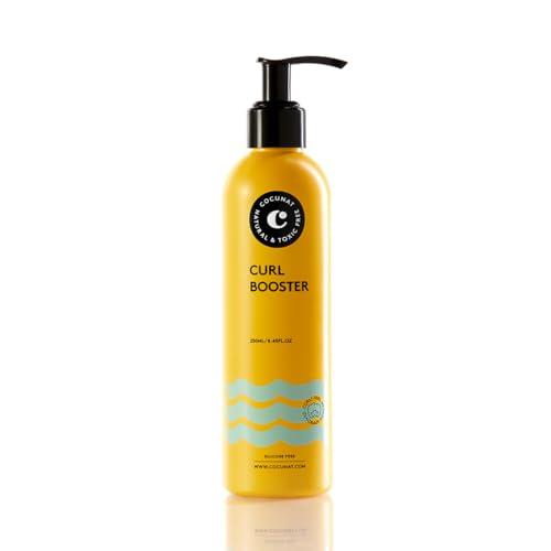 26% DESCUENTO COCUNAT Booster de Rizos Gel de Definición Define el Rizo sin Apelmazarlo Elimina el Encrespamiento (frizz) Hidrata Profundamente Método Curly Sin Siliconas 250 ml