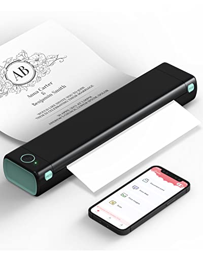 24% DESCUENTO Phomemo M08F Impresora Térmica Portátil, Compatible con Papel Térmico A4, Impresoras de Viaje Móviles Inalámbricas para Automóviles y Oficinas