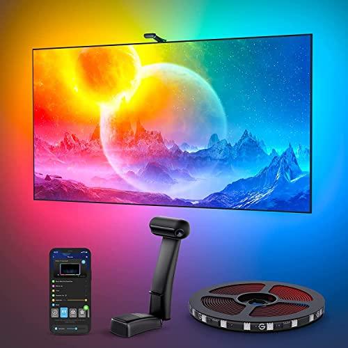 26% DESCUENTO Govee T2 Envisual Backlights con Dual Cámara, 5m RGBIC WiFi Tira LED soporta TV de 75 85 Pulgadas, Adaptan a Televisor Ultrafino T2 Tira DreamView para Juego y Entretenimiento Doméstico