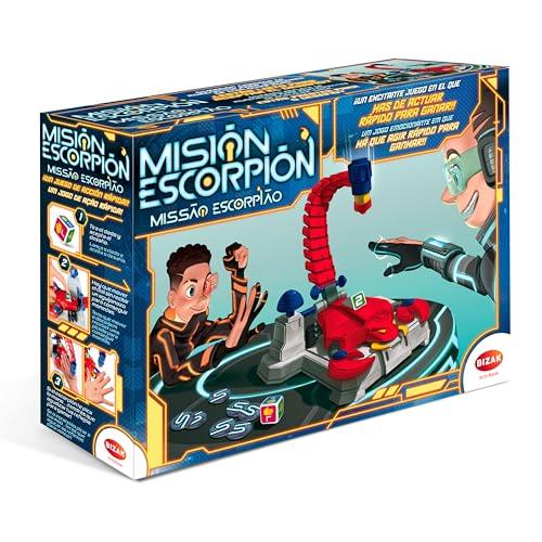64% DESCUENTO Bizak Juego Mision Escorpion, Juego de acción para toda la familia, 1 escorpión, 1 dado, 10 monedas, 1 almohadilla para sellos, instrucciones. (35001934)