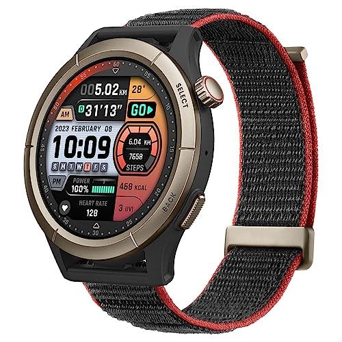 51% DESCUENTO Amazfit Cheetah Pro 47mm Round Running Smart Watch con GPS de doble banda, navegación de ruta y mapas sin conexión, plantilla de entrenamiento, monitor de frecuencia cardíaca,Alexa, batería de 14 días