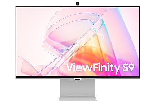 53% DESCUENTO SAMSUNG LS27C902PAUXEN Monitor ViewFinity S9 S90PC 27” con resolución 5K, Pantalla Mate, calibración Inteligente, Thunderbolt 4 y Puerto DP, cámara 4K Slimfit, Plateado.