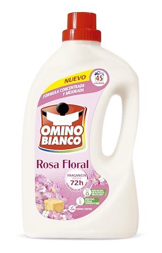 42% DESCUENTO Omino Bianco Detergente Líquido Rosa Floral 45 Dosis, 1800ml