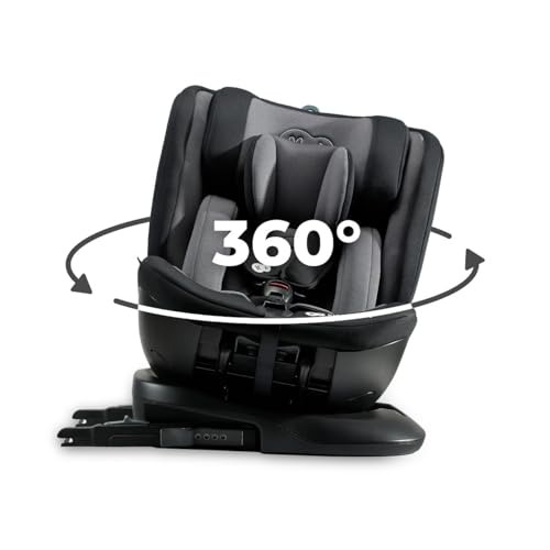 30% DESCUENTO Kinderkraft XPEDITION 2 I Size, Silla de coche, Isofix, Silla coche bebé, para niños, Ajustable, 5 posiciones, Sillade, para coche, Asiento de coche, Giratoria 360º, Grupo 0+/1/2/3, 0 36 kg, Negro