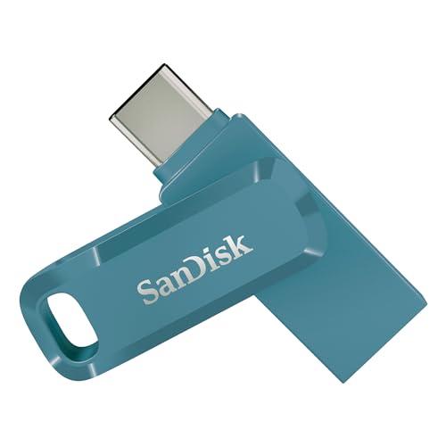 27% DESCUENTO SanDisk 128GB Ultra Dual Drive Go, Memoria Flash USB Type C con Conectores USB Type C y Type A Reversibles, con hasta 400 MB/s para Smartphones, tabletas, Macs y Ordenadores , Navagio Bay
