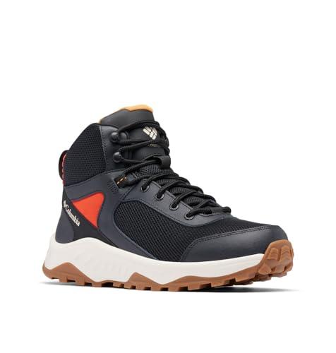 40% DESCUENTO Columbia Trailstorm Ascend Waterproof Mid, Botas impermeables de trekking y senderismo de tiro medio , Black/Super Sonic, 43