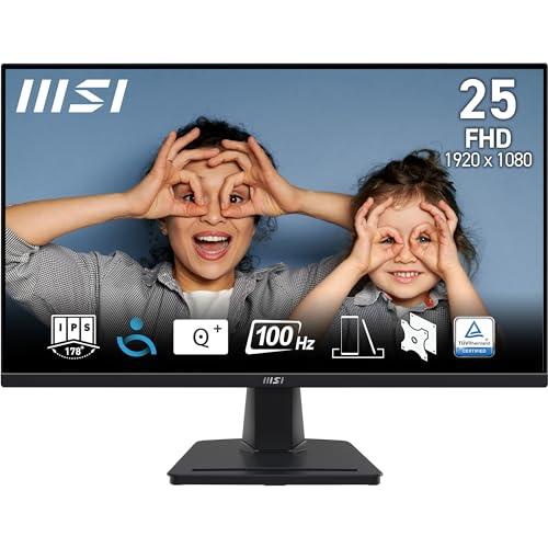 37% DESCUENTO MSI Pro MP252 Monitor Profesional Full HD de 24,5″ Panel IPS 1920 x 1080, 100 Hz, Pantalla Eye Friendly, Altavoces Integrados, inclinación Ajustable, HDM 2.0b, DisplayPort 1.4a