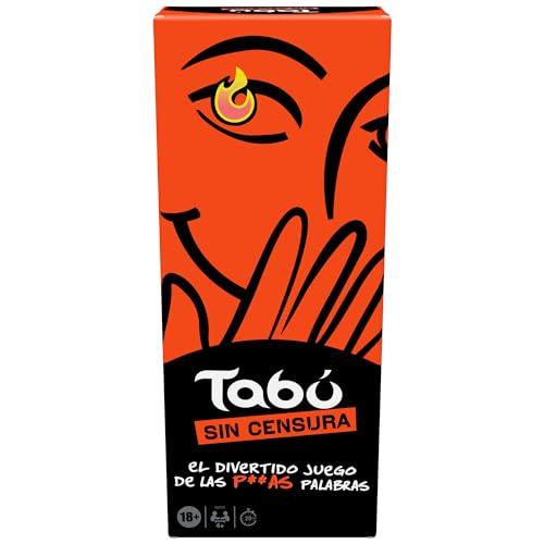 20% DESCUENTO Hasbro Juego de Mesa Taboo Sin Censura Solo para Adultos, más de 17 años y más de 4 Jugadores, Partidas de 20 Minutos, Juegos para Fiestas Divertidos, Hombres, Mujeres, Parejas