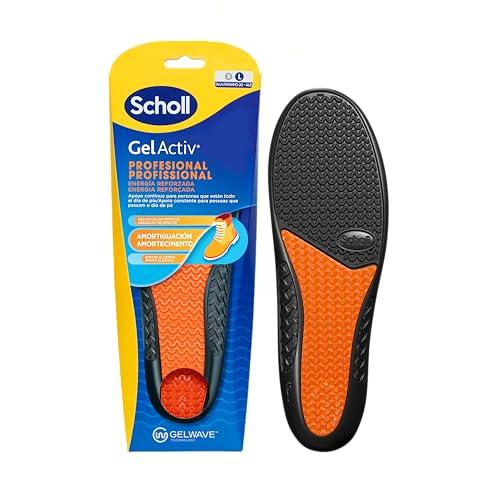 28% DESCUENTO Scholl Plantillas GelActiv Profesional para Hombre   Para botas y calzado de trabajo   Comodidad todo el día, absorción de impactos y agradable amortiguación con tecnología GelWave   Talla 40 46,5