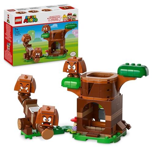 30% DESCUENTO LEGO Super Mario Zona de Juego de los Goombas Coleccionable de Nintendo, Juego Creativo con Balancín, 3 Figuras de Personajes del Videojuego, Regalo para Niños y Niñas de 7 Años o Más 71433