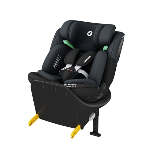 23% DESCUENTO Maxi Cosi Emerald 360 S i Size, Silla coche 360 giratoria 0 12 años (40 150 cm), 360° FlexiSpin, Silla coche bebé, 4 posiciones reclinación, Protección contra impactos laterales G CELL, Tonal Black