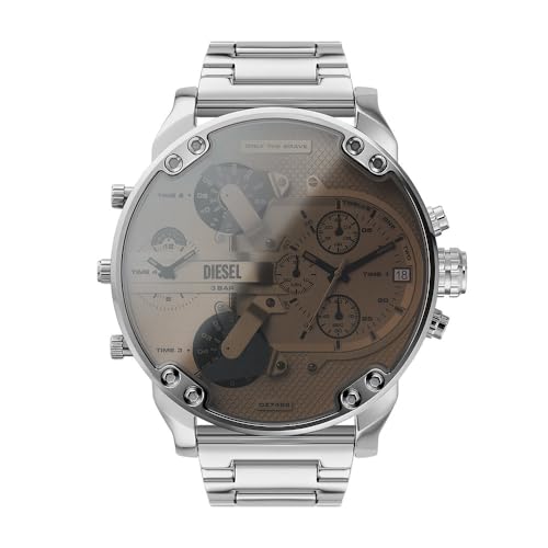 35% DESCUENTO Diesel Reloj Analógico para Hombres de Cuarzo con Correa en Acero Inoxidable DZ7482