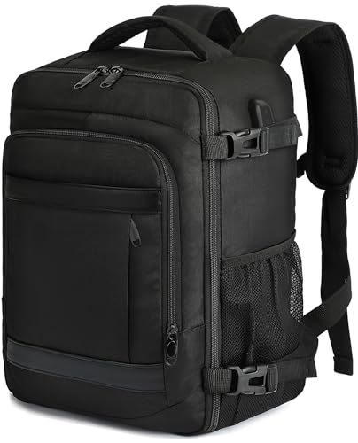 29% DESCUENTO KLOSTAIN Mochila Viaje Cabina Avion 40x20x25 para Ryanair 20L Mochila Cabina Equipaje de Mano Bolso Mochilas Hombre para Portatil Negro